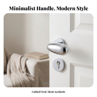 Modern Lever Handle with Escutcheon