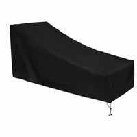 Reclining Lounge Cover Heavy Duty Patio Chair Cover with Drawstring Four Season for Homeowners, Poolside, Garden