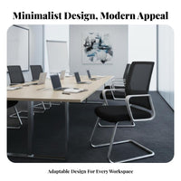 Support Ergonomic Rolling Chair Thick Padded Seat High-Back Rolling Chair Adjustable Height Office Furniture 360° Swivel for Students, Gamers, Conference Room, Bedroom