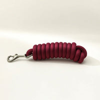 Coiled Horse Lead Rope with Snap Hook Tangle-Resistant Lead Rope with Snap Hook Secure Tack Comfortable for Equestrians, Stable