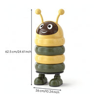 Trash Can Cartoon Wastebasket Playful for Bedroom