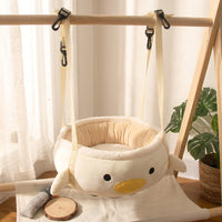 Hanging Cat Bed and Cat Hammock for Window, Decorative Dinosaur or Chick Window Perch, Universal Use Balcony Cat Hammock and Resting Perch