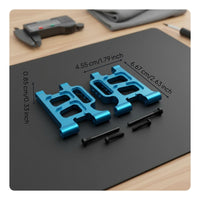 2 Pieces Front Lower Damping Arm   RC Car  Control Arm Replacement Hobby Vehicle Components for Bashing