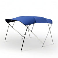 Bimini Top Foldable Boat Canopy with Frame Collapsible for Cruising, Anglers