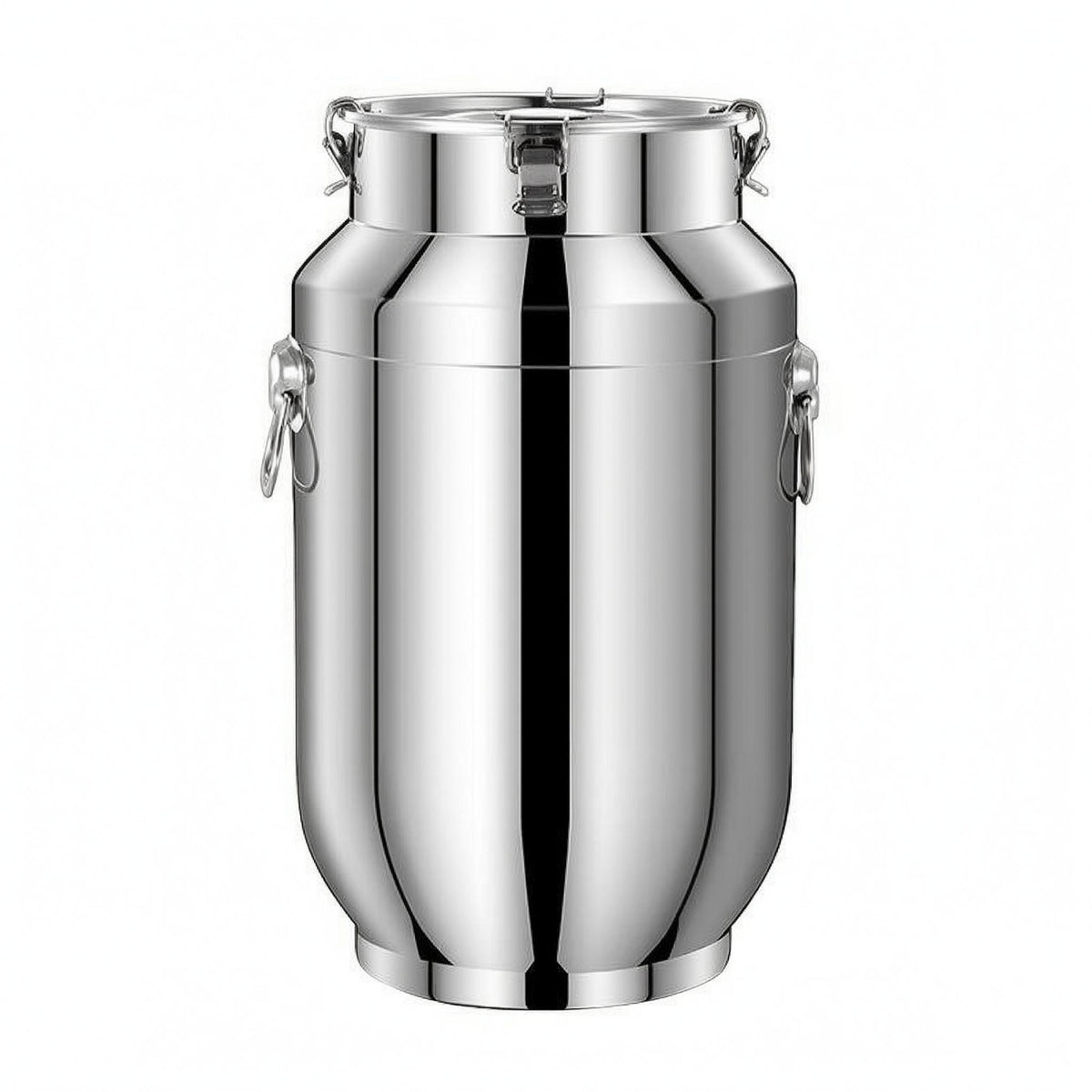 Stainless Steel Sealed Bucket Fresh Keeping Clamp Lid Bucket Leakproof Household Container