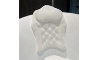 Bathtub Cushion Pillow Tufted Head and Neck Support Pillow Ergonomic Design