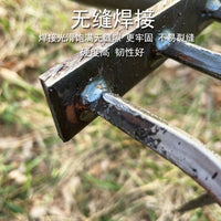 九齿弯齿钉耙 农用耙锰钢淬火耙子焊接钉耙松土耙开荒工具 耙子