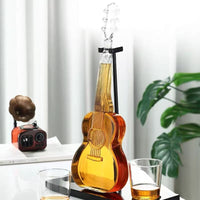 1kg Whiskey Decanter Guitar-Shaped Glass Bottle