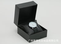 翻盖编织纹手表盒雅致表盒包装单个高级男士腕表收纳展示表盒收藏