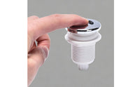 Chrome Plated Pneumatic Air Switch ABS Plastic Air Switch Button Stainless Steel Coil Momentary Push Button Valve Silicone Gasket