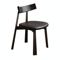 Upholstered Side Chair Modern Minimalist Design Upholstered Wood Frame Side Chair Light Luxury Design Soft Padded