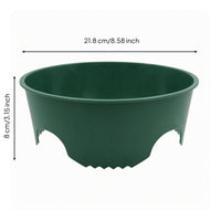 Plastic Planting Collar Green Collapsible Planting Collar Water and Soil