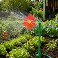 Spike Sprinkler Curved Stem Ground-Insert Sprinkler Flow Through Base
