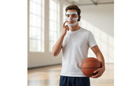 Anti-Collision Basketball Face Mask Shock Resistant Basketball Safety Face Guard Long-Lasting Comfortable for Adults, Kids