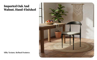 Y-shaped rear Chair Retro design Dining Seating Padded Seat for Cafe, Home Office