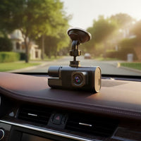 Black Dash Camera Rear Display Windshield Dash Camera Car Footage Recorder Suction Mount
