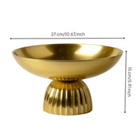 Round Cake Stand Elegant Cake Stand with Pedestal Low-Profile Pedestal Serving Tray for Tabletop, Wedding
