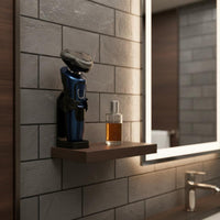 wall Mounted Electric Grooming Device Holder Space-Saving Electric Grooming Device Wall Rack Waterproof Self Rack for Restroom