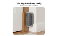 Collects Loose Hair Wall Corner Cat Massager Reduces Shedding Wall Corner Cat Brush Softer Bristles for Cats, Cabinet Corners, Indoors, Home