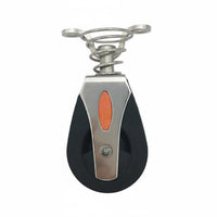 Heavy-Duty Nylon Sheave Pulley Block Multi-Purpose Stainless Steel Swivel Pulley for Boating, Gym