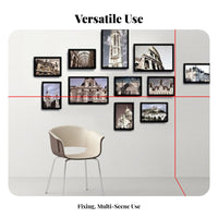 Single-Button Operation Cross Line Level Lightweight Mini Cross Line Multipurpose for Homeowners, Home Improvement, Picture Hanging