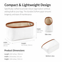 Purse Organizer Inserts for Handbag, Lightweight Waterproof Bag Insert Organizer for Tote, Paper Purse Organizer Waterproof