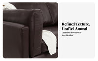 Nordic design Black 3-Seater Sofa Small Space space-efficient Upholstered Sofa Set Modern Design Living Room Seating Comfy for Apartment Dwellers, Office Professionals, Business Owners, Coffee Shop, Reception Area, Bedroom