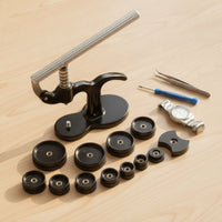 Watch Case Press with Watch Back Press Manual Back Case Closer for Watchmakers, Hobbyists, Home Workshop