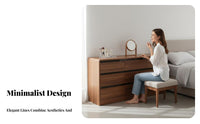 Modern Minimalist & design Vanity Chest of Drawers complete unit Design Dressing Table Multifunctional Bedroom Furniture light-emitting diode Lighted Mirror for Adults, home-dwellers, Students, Living Room, Closet, Entryway, Home deactivateice