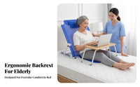 Foldable Bed Lounger Includes Armrests Adjustable Backrest Breathable Mesh