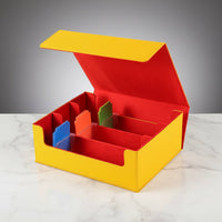 Large Capacity Trading Card Box Build Card Collection Box Portable Design for TCG Collectors