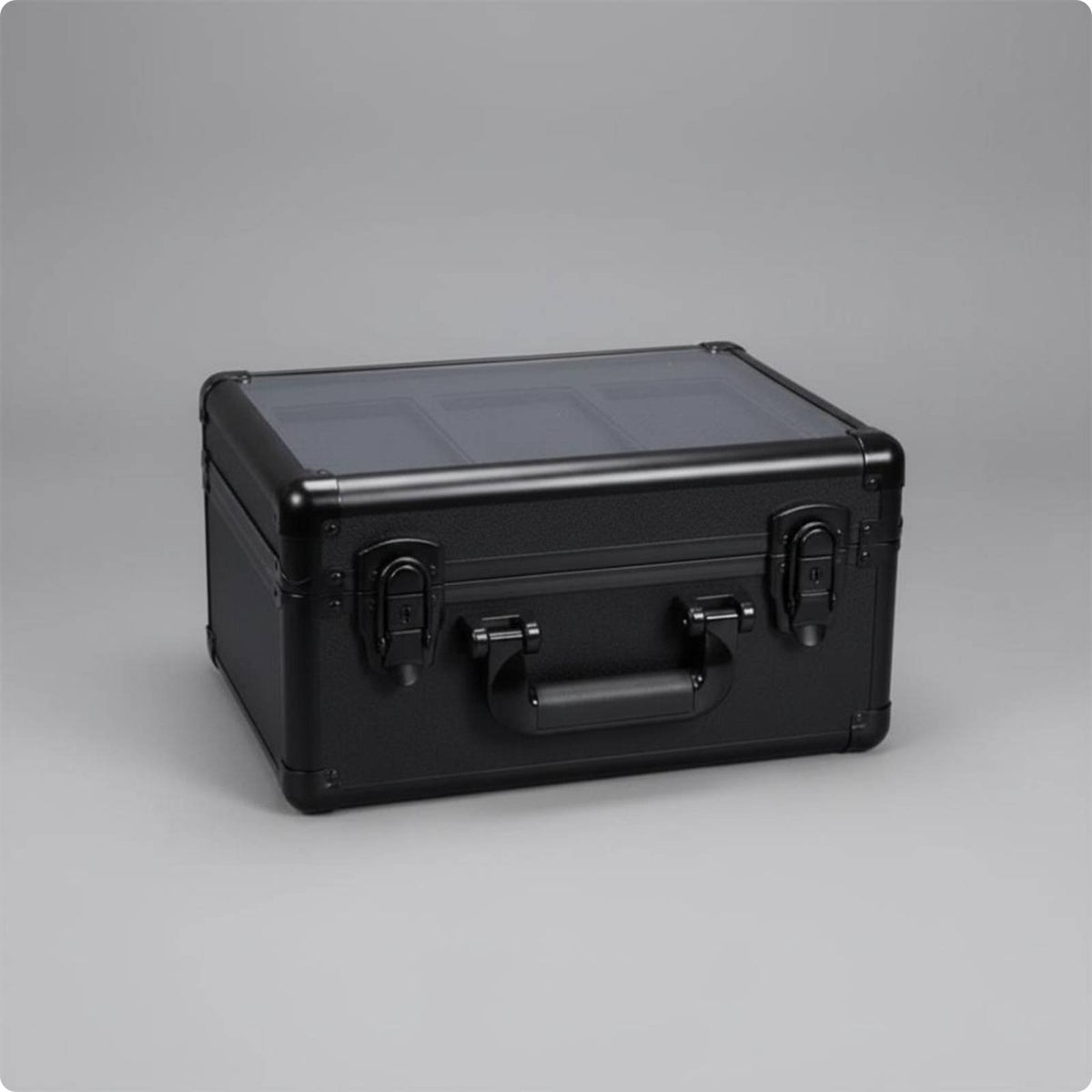 Lockable Card Storage Box Large Capacity Graded Card Storage Box Impact Resistant for Collectors