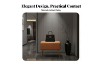 Narrow Shoe-Changing Stool Modern Design Entryway Seating Cushioned Seat