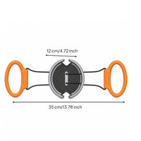 Portable Flywheel Arm Exerciser Compact Flywheel Instructor Lightweight Resistance Device with Handles Adjustable for Office, Travel