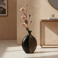 4 Pieces Tall Resin Vase Dried Flower Display Standing Decorative Vase