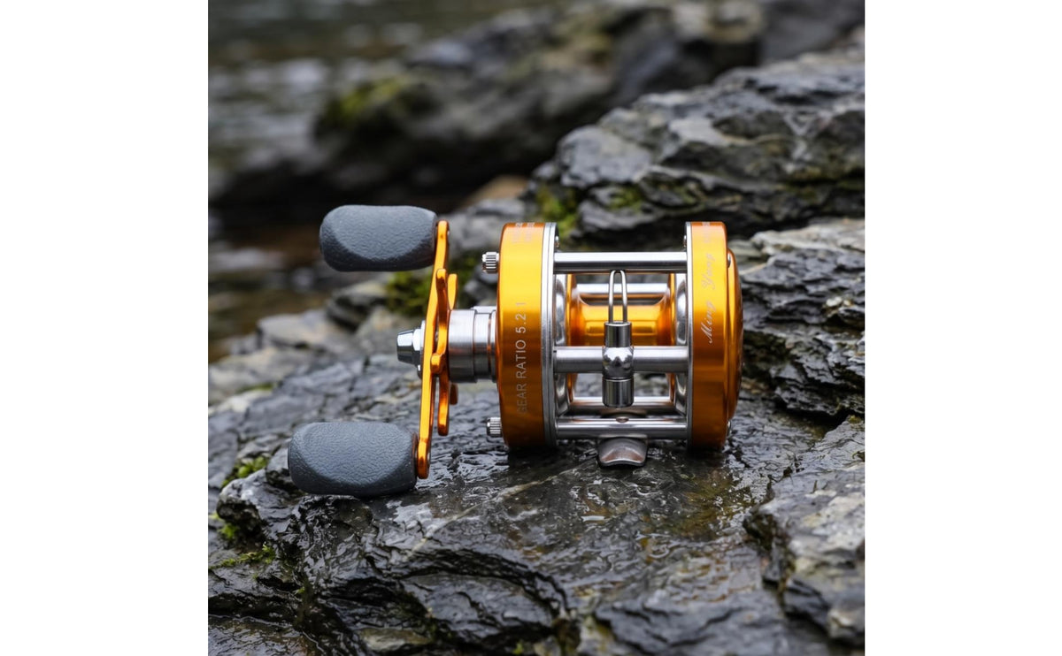 Fishing Reel Full-Metal Reel Star Drag Baitcaster for Anglers, Fishermen