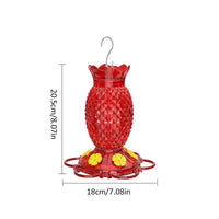蜂鸟喂水器鸟喂食器户外花园野生鸟类喂食工具Hummingbird Feeder