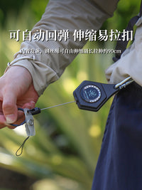 Outdoor Retractable Keychain Lanyard for Fishing Rods and Camping