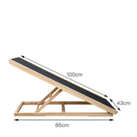 Pet Ramp with Anti-Slip Surface Portable Adjustable Dog Ramp Compact for Dogs