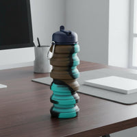 Folding Silicone Cup Food Grade Portable Silicone Cup Space Saving for Camping