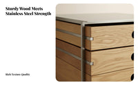 Modernist Design Multi-Drawer Cabinet on Metal Legs Large Capacity Chest of Drawers Modern Design Storage Furniture Sturdy and long-lasting for Apartment Dwellers, homeowners, Students, Bedroom, Living Room, Entryway, Office