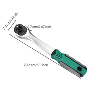 Ratchet Socket Wrench Set, Quick Release Mechanism, Multi-Functional Hand Tool Kit for Auto Repair, Home Maintenance, Motorcycles