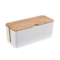 Power Strip Organizer Box Dustproof Cable Management Box Minimalist Design