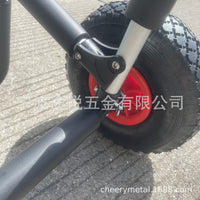 厂家供应双浆板皮划艇kayak推车铝合金冲浪板sup移动沙滩推车