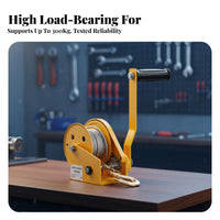 Air Conditi Single R Installation Lift 300kg Load Capacity Hand Crank Winch