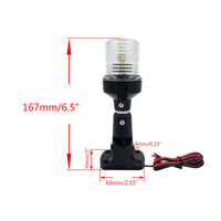Vertical Anchor Light Splashproof Aluminum Pole Boat Lamp