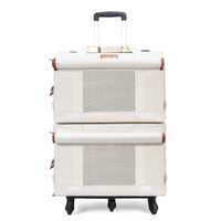 Double-Decker Pet Carrier Portable Rolling Pet Carrier Collapsible for Airport