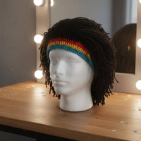 Warm Knit Hat with Dreadlocks Lightweight Dreadlock Beanie Easy to Match for Men