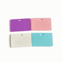 4 Pieces Silicone Memo Board Erasable Stationery Portable for Desk