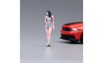 Miniature Female Figure 1/64 Scale Female Figurine Color-Printed for Collectors